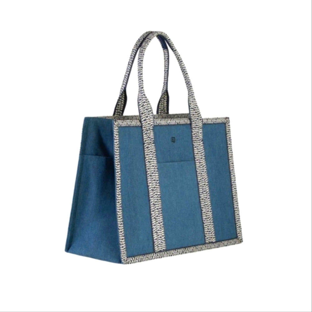 *SOLD* NWT Eric Javits Cote D'azur Blue Large Tote bag